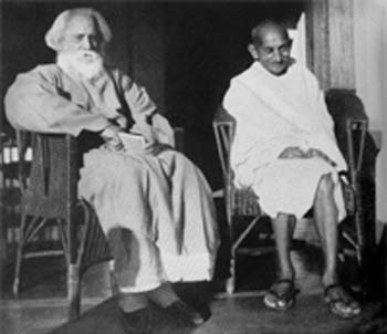 Tagore and Gandhi, February 1940