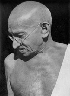 Gandhi at Sevagram, August 1944