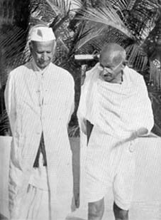 With Thakkar Bapa in Madras, January 1946