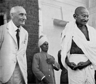 With Lord Pethick-Lawrence, Delhi, April 1, 1946